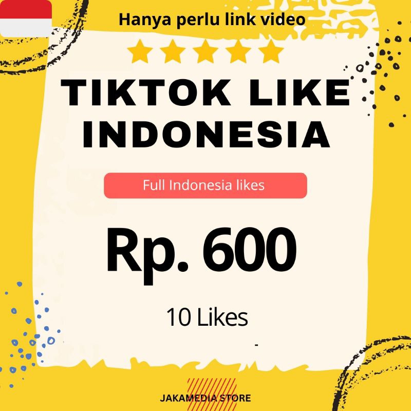 LIKE TIKTOK INDONESIA PERMANEN