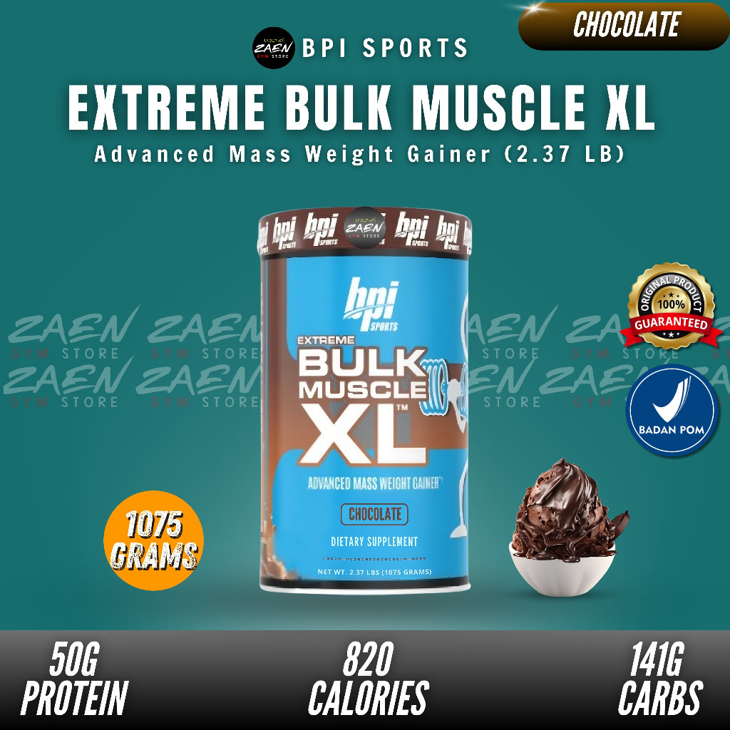 BPI Sports Bulk 2 Lbs Muscle XL Gainer Weight Gainer
