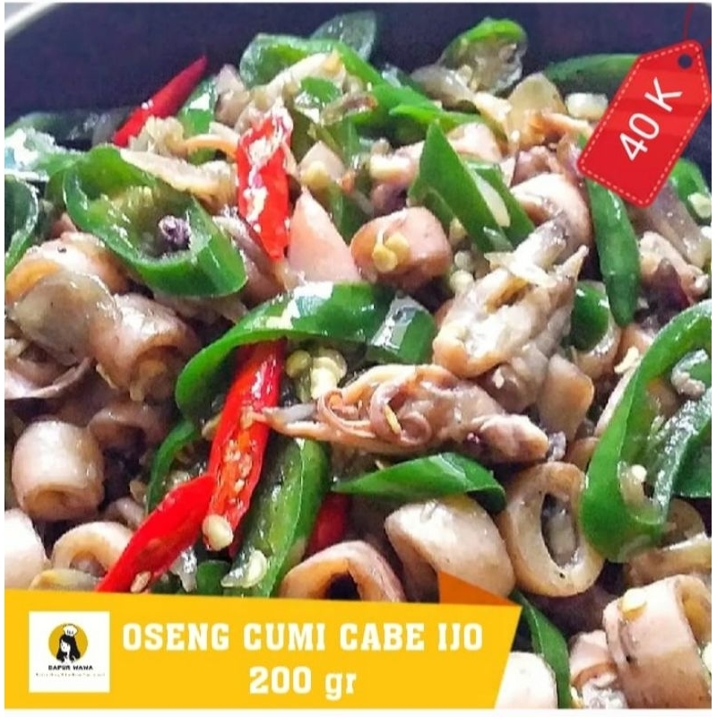 

oseng cumi cabe ijo