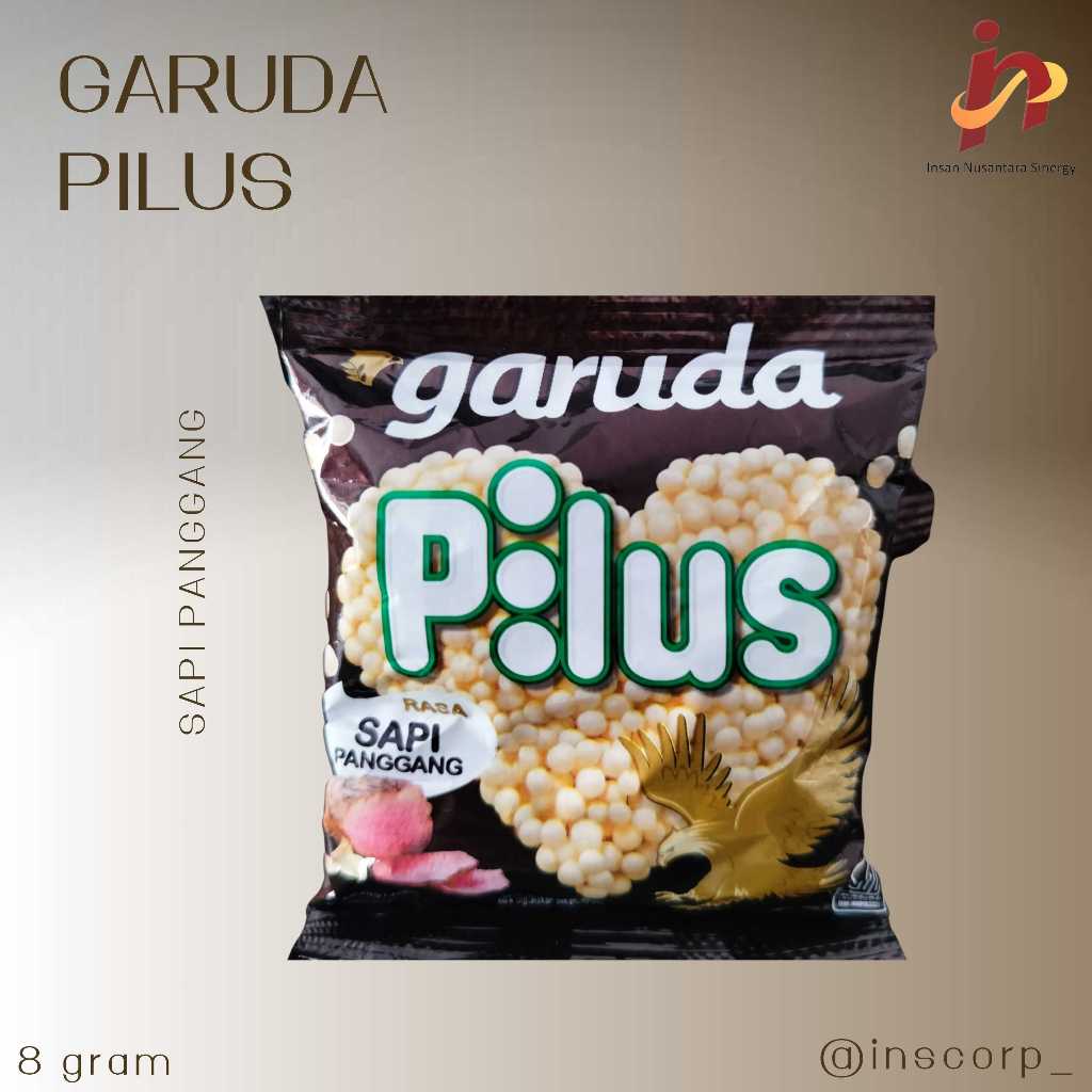 

Garuda Pilus rasa Sapi Panggang 8g/pack/20 pcs