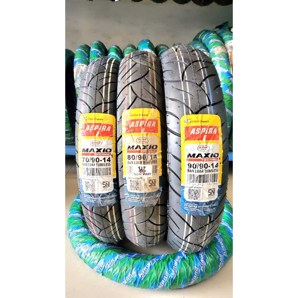 aspira maxio techno tubles ban 70/90-14 ban 80/90-14 ban 90/90-14 ban aspira 70/90-14  ban aspira 80