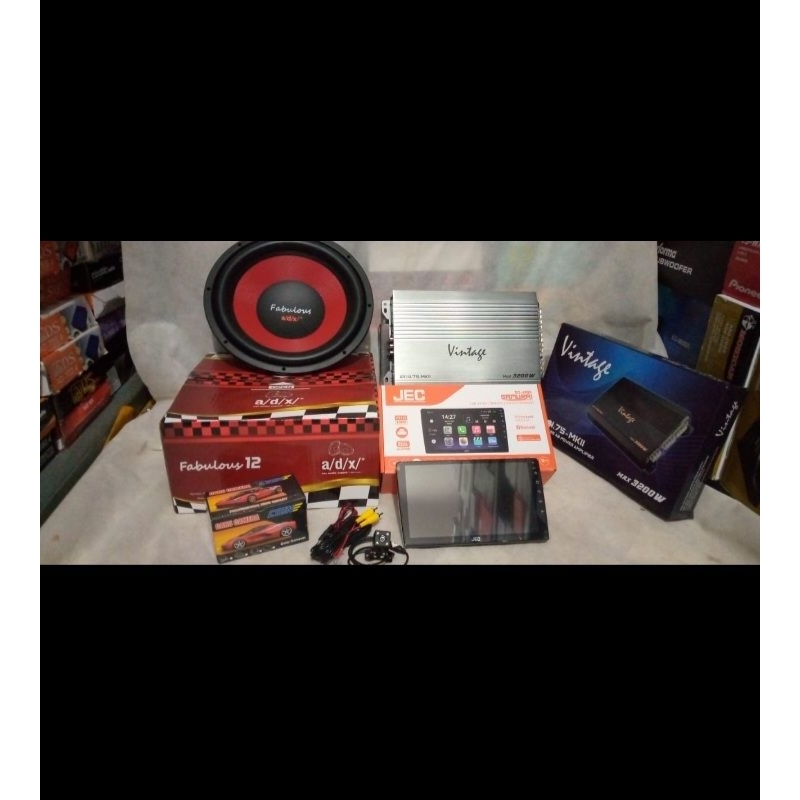 paket audio mobil komplit