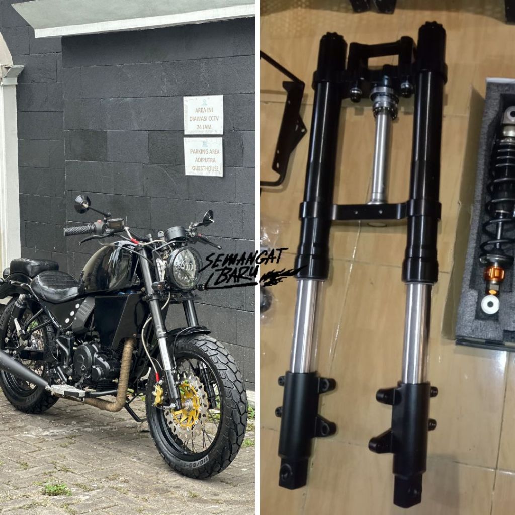 SHOCK DEPAN UPSIDE DOWN MPMONO VERZA TIGER CBR  CBR150R GSX