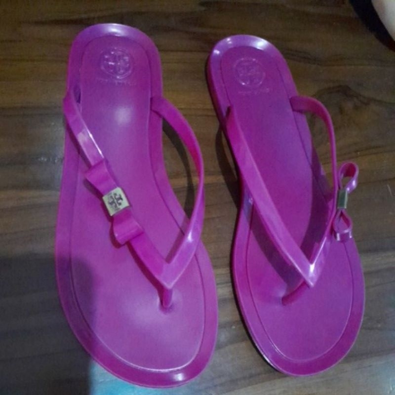 PRELOVED SEPATU FLAT TORY BURCH | SANDAL TORY  BURCH |