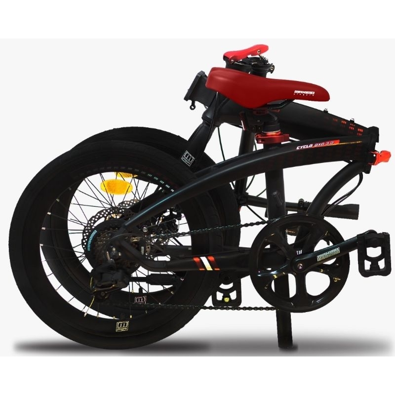 MN Sepeda Lipat 20 Inch MAXIMO Piegare Folding Bike 8 Speed Cyclo BX8 3.0