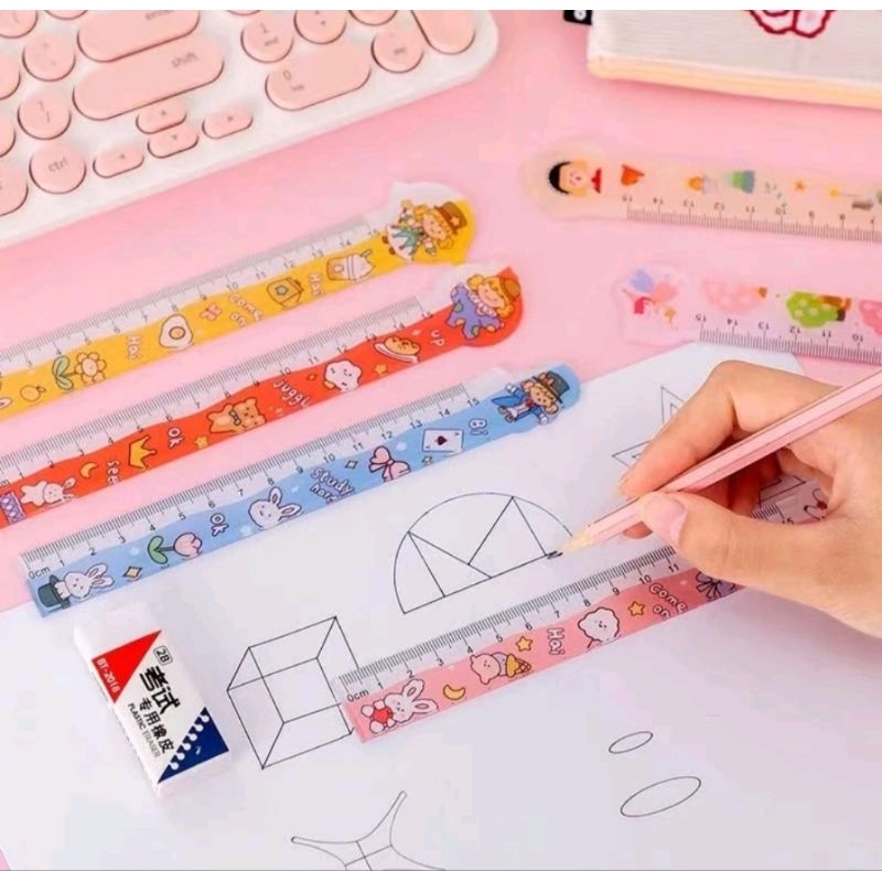 

Penggaris lucu 15 CM penggaris anak pelajar mahasiswa motif astronot penggaris funny karakter