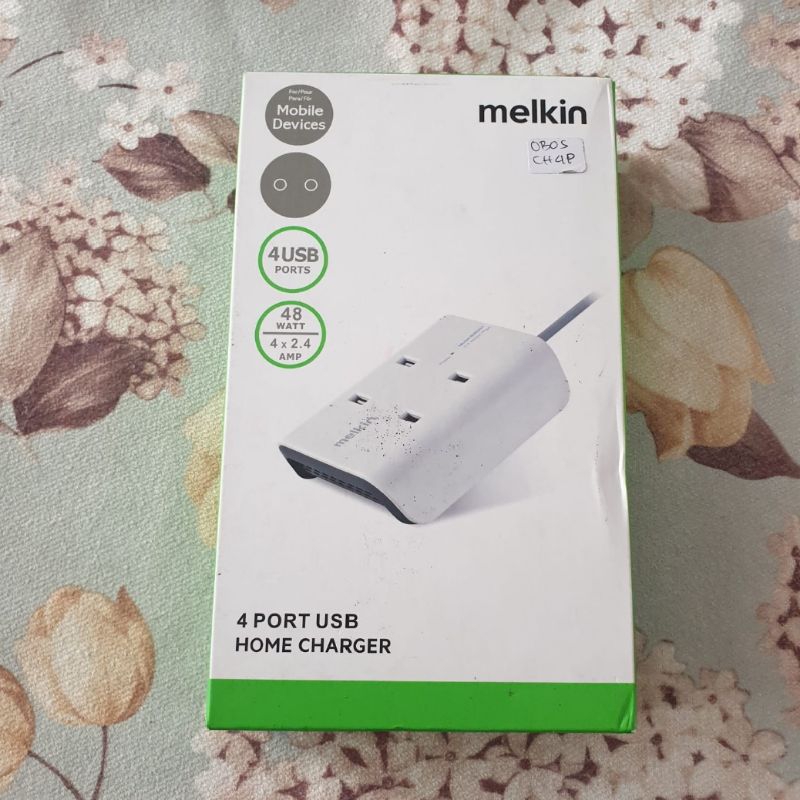 Melkin Home Charger 4 Port USB 48watt Original