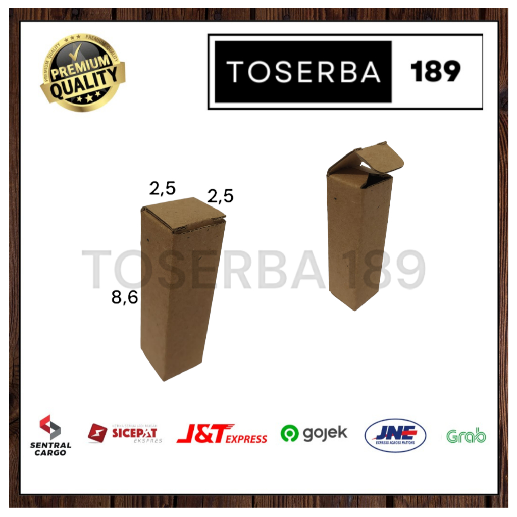 

kardus box kotak karton diecut/pizza uk 2,5x2,5x8,6