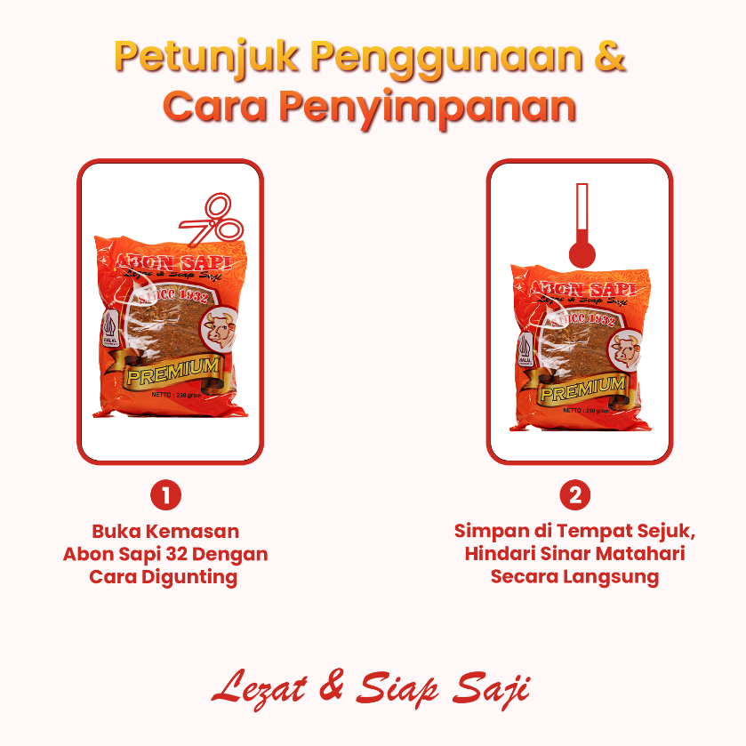 

ABON SAPI 32 250GR Asli Premium Lezat Tanpa Pengawet / ABON 32 / Abon Sapi Siap Saji Halal MUI / Abon Grosir / Abon Kiloan / Abon Bawang / Abon Kriuk / Abon Anak / Abon MPASI Sehat / Abon Daging Sapi / Abon Murah