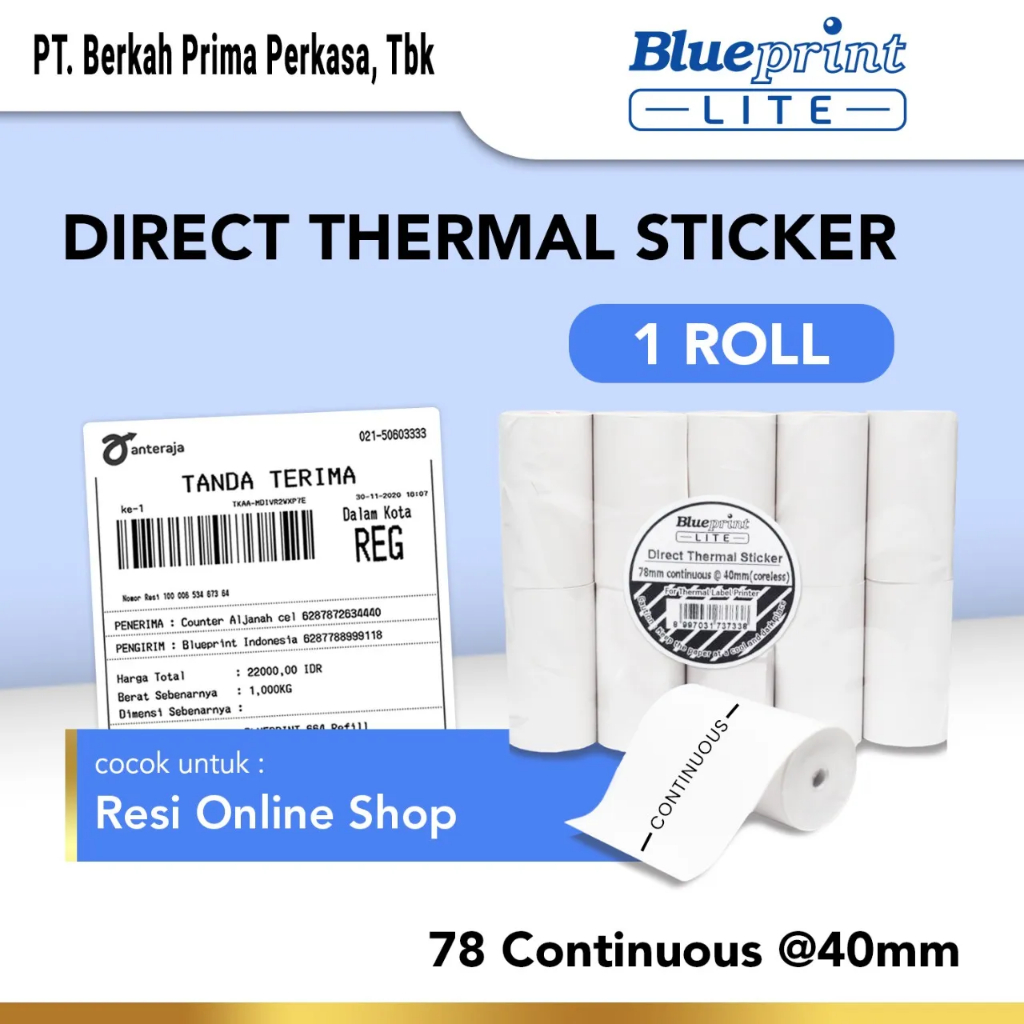

BP KERTAS STICKER 78 CONTINIUS 40MM -03586