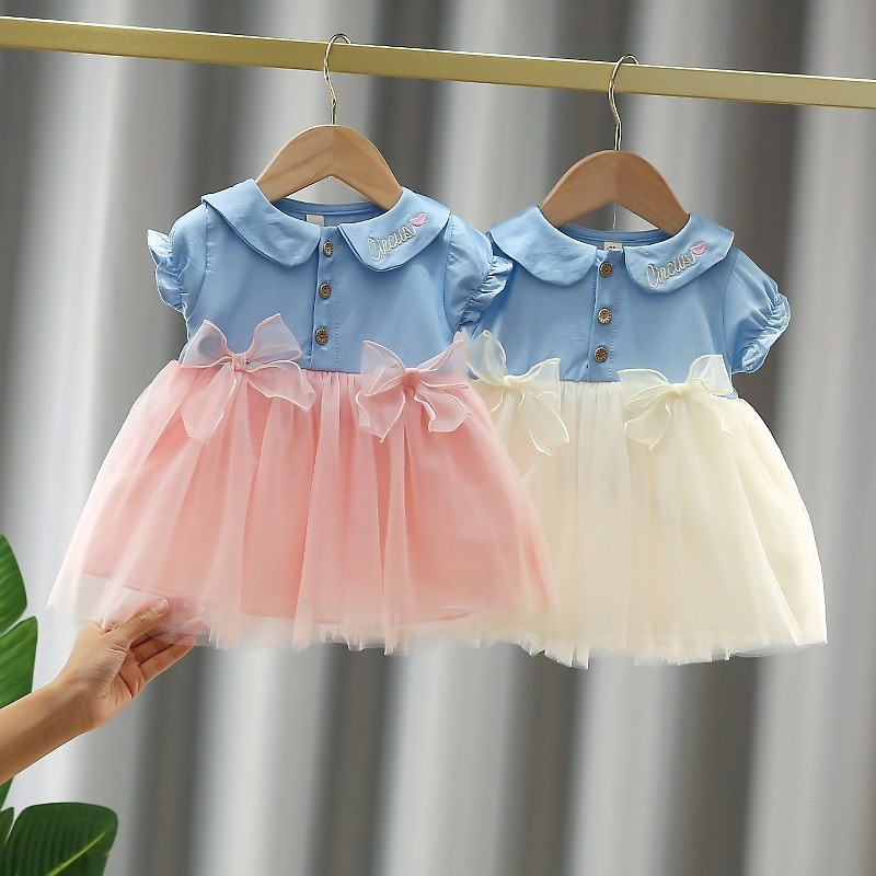 Dress Anak Perempuan Lengan Pendek Korean Style