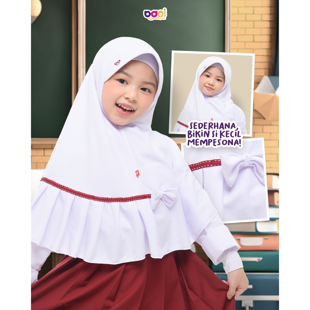 RABBANI ORI Kerudung Sekolah Anak Bani Batuta Krukid Raima