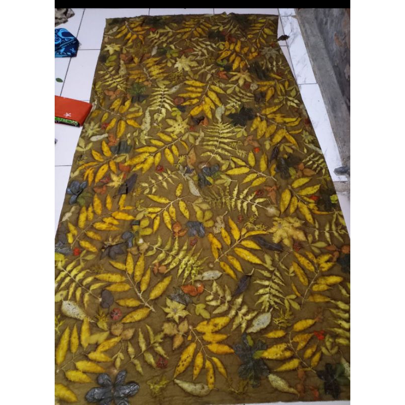 kain batik ecoprint katun primis