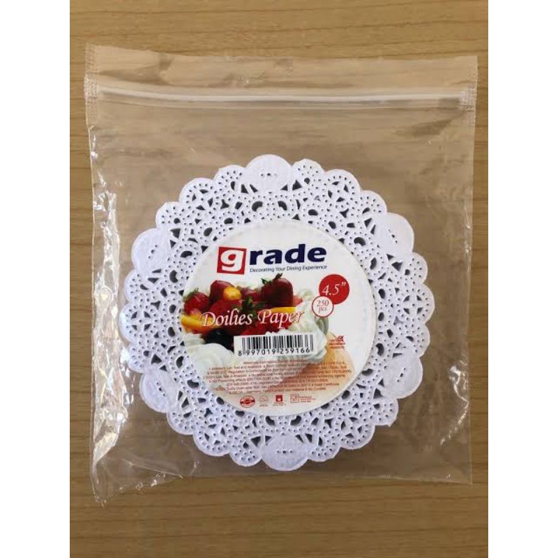 

[ Halodul ] Paper Lace Doilies 5.5 inch Warna (isi 100 lmbr) / Kertas Alas Renda / Alas Toples 500gr | besek bambu hampers lebaran