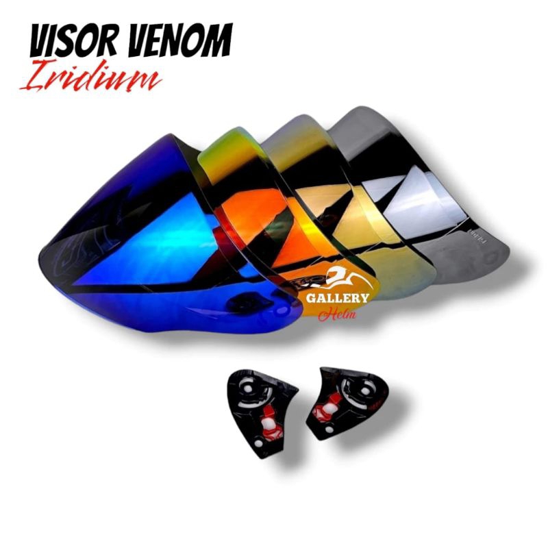 Visor Venom Kyt Dj Maru, Kyt Galaxy, Kyt Dj Maxi | Kaca Helm Iridium