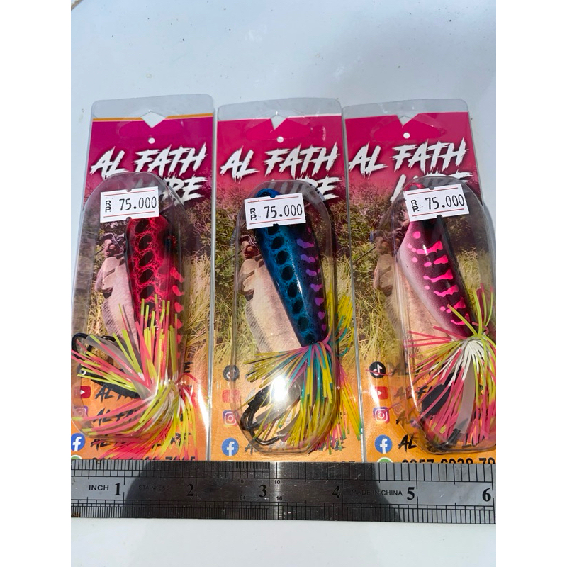 UMPAN PANCING  CASTING TOMAN GEOL RATTLE 6CM ALFATH LURE