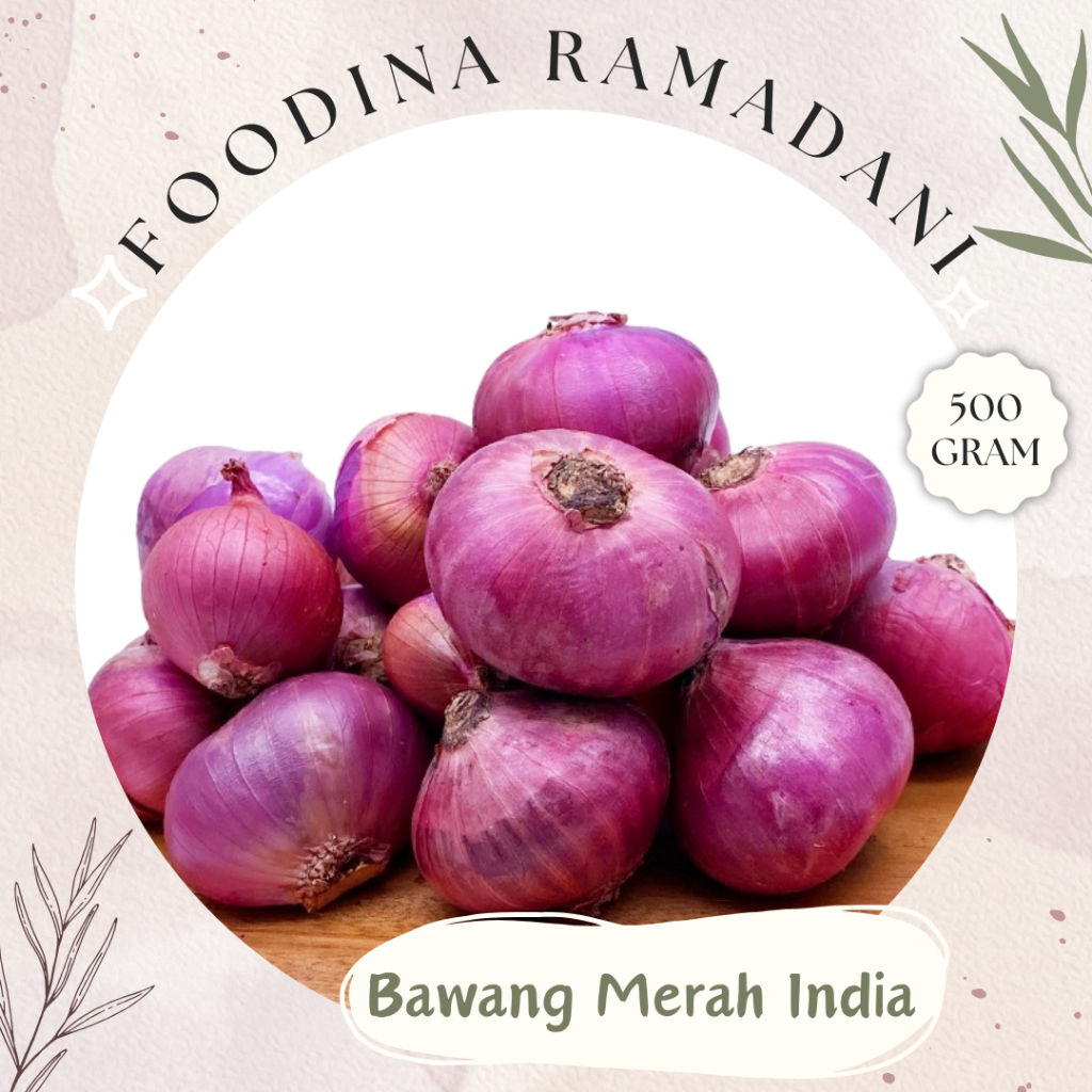 

BAWANG MERAH INDIA Besar - India Shallots Fresh [ Berat 500gr ] Harga Per 0,5 Kg