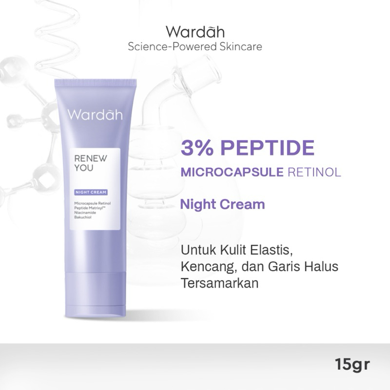 Wardah renew you night & day cream / Wardah renew you night cream / Wardah day cream / skincare Ward