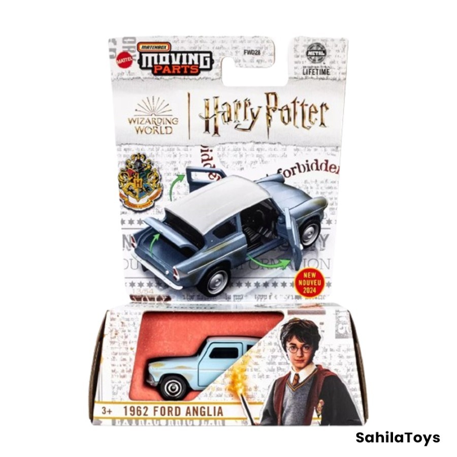 MatchBox Moving Parts Ford Anglia Harry Potter