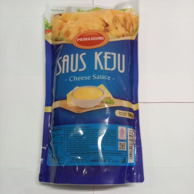 

saus keju prima agung 1 kg