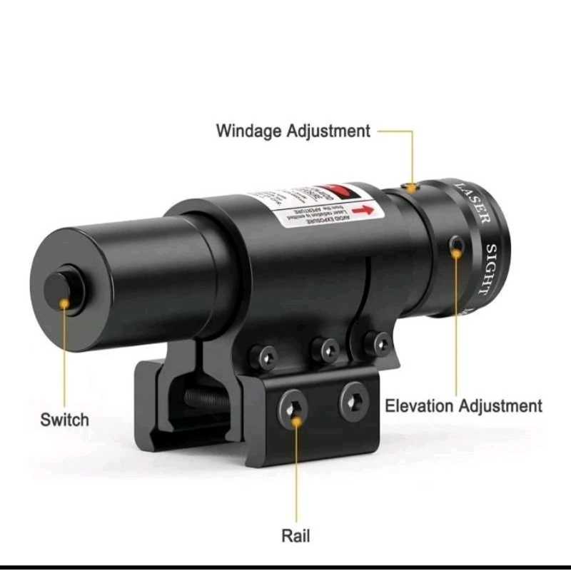 laser scope laser senapan angin Murah  red dot/cahaya merah laser siang malam