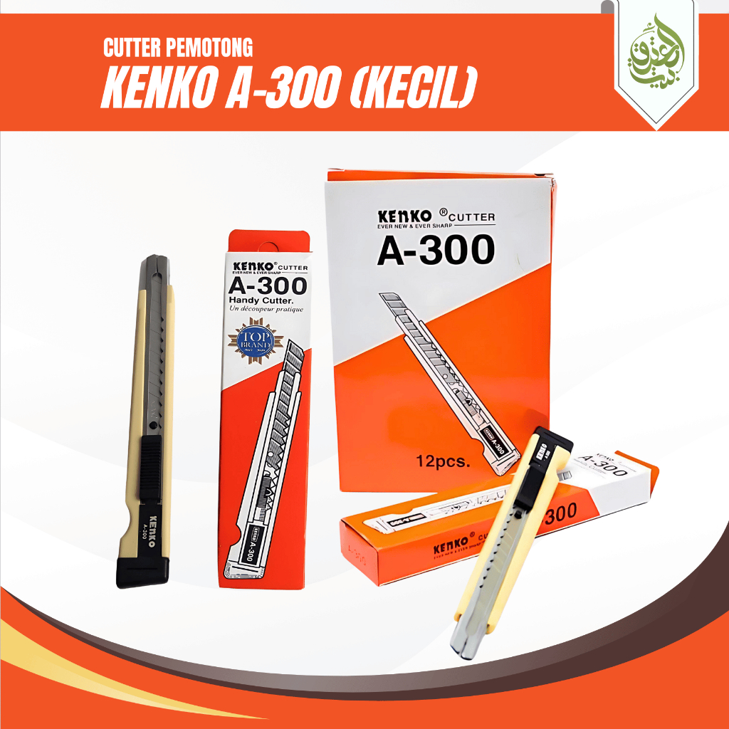 

Cutter KENKO A-300 (Kecil) | Alat Pemotong - [PCS]