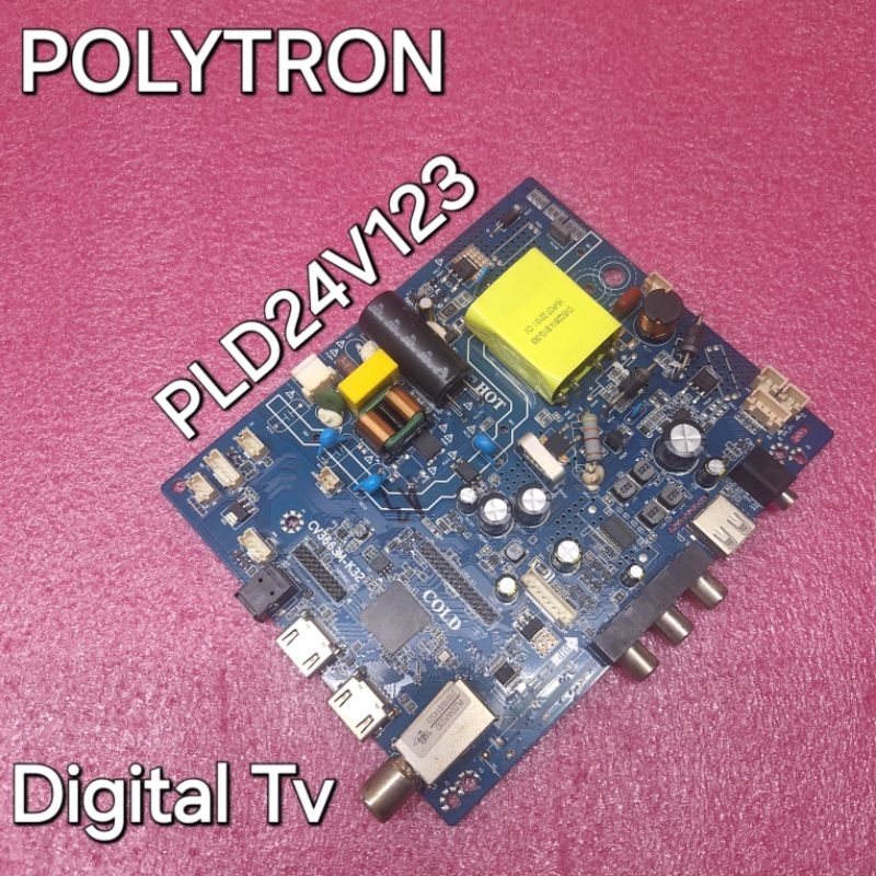 MB / Mobo / Mainboard / Motherboard Tv Polytron PLD 24V123D 24V123 PLD24V123