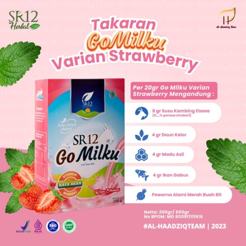 

Go Milku Strawberry 600gr