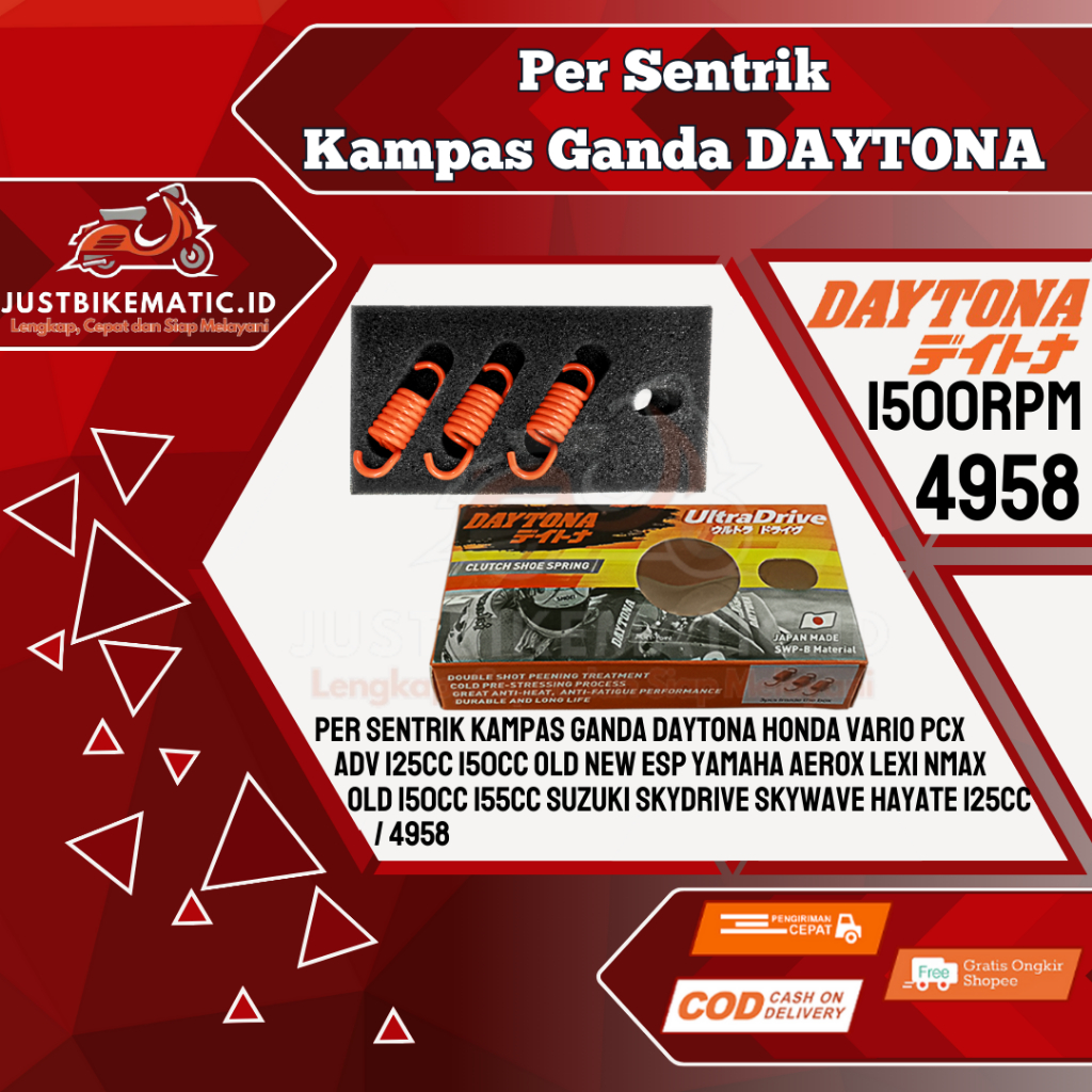 Per Sentrik Kampas Ganda Kopling Vario PCX ADV Aerox Nmax Lexi Old New LED 125 150 155 cc Spin Skydr