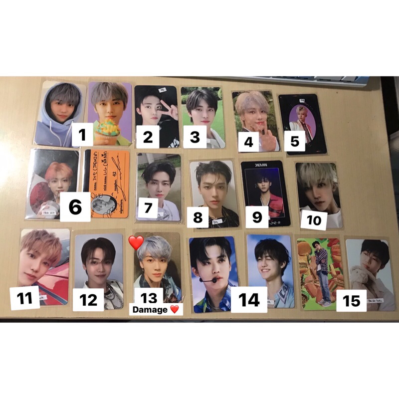 PHOTOCARD JAEMIN FCMM HOT SUMMER CHANNEL BOOM YEARBOOK YB UNIVERSE CIMOL KEWEL AR SELCA HOTSA HOT SA