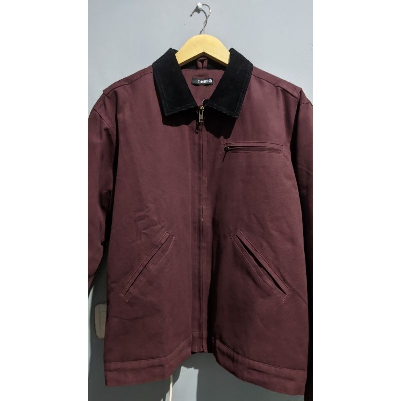 Timbre Work Jacket Maroon