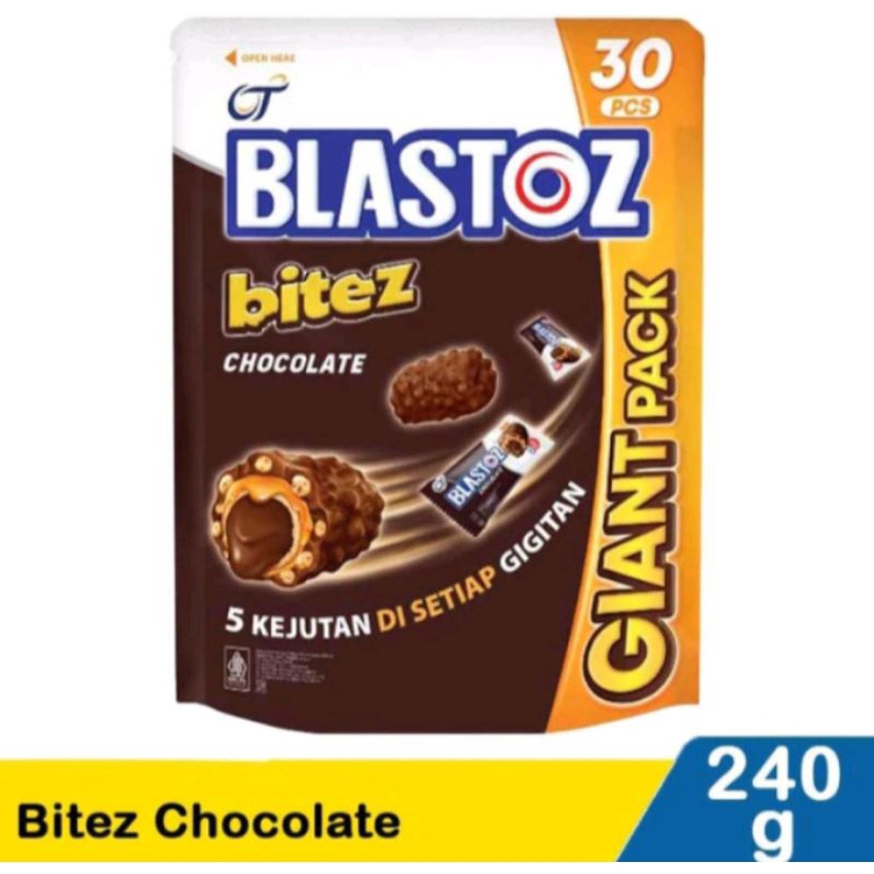

BLASTOZ BITEZ COKLAT GIANT PACK ISI 30 PCS