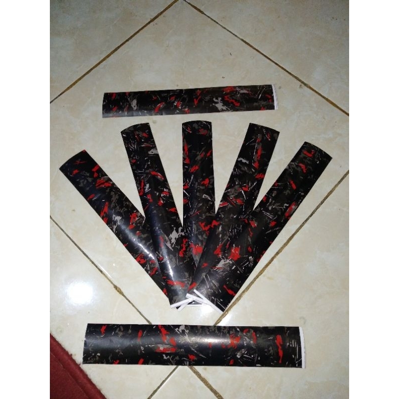 Stiker joran carbon kevlar