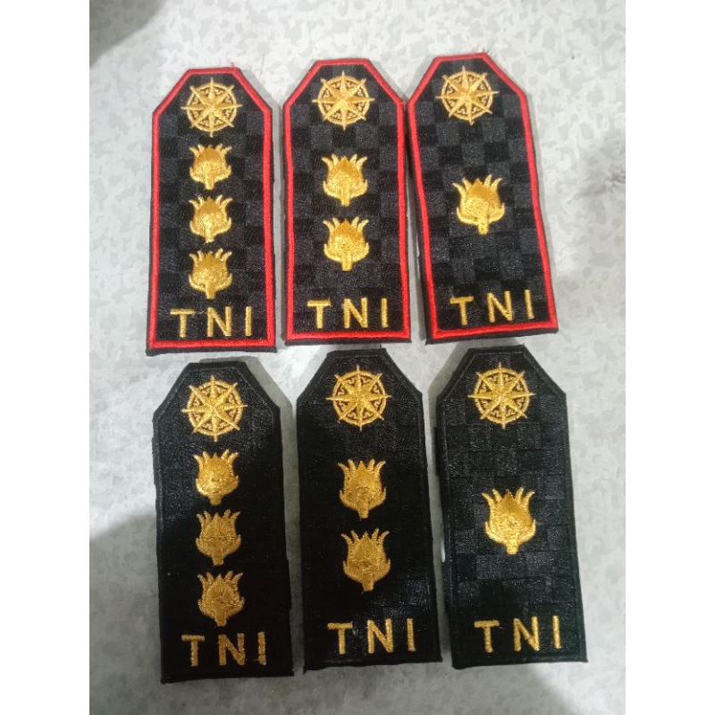 pangkat pdu bekang CBA Lis/tanpa lis mayor letkol klonel