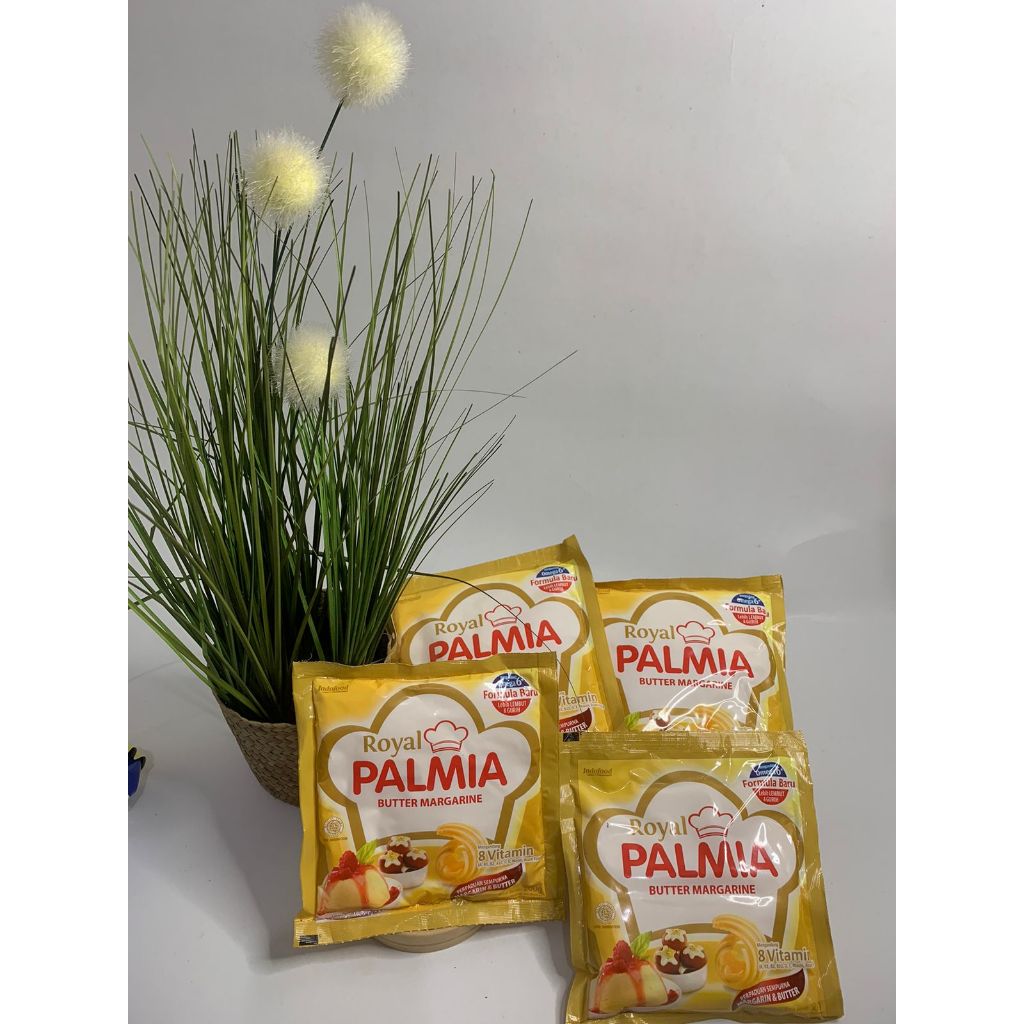 

Palmia Royal butter dan margarin sachet 200gr- 1 dus 60 pcs murah grosir ED juni 2025