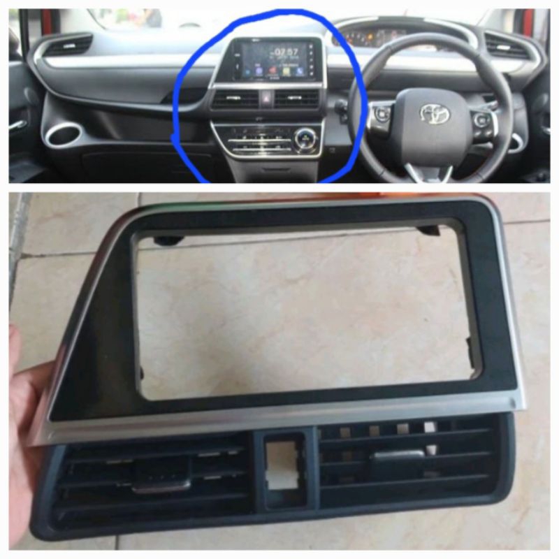 Frame panel tape head unit sienta original