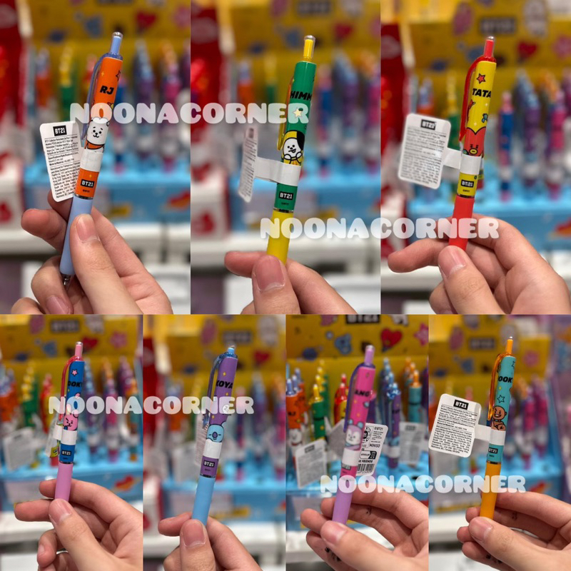 

Miniso x BT21 Ballpoint Pen / Pulpen Gel (0,5mm) BT21 Collections