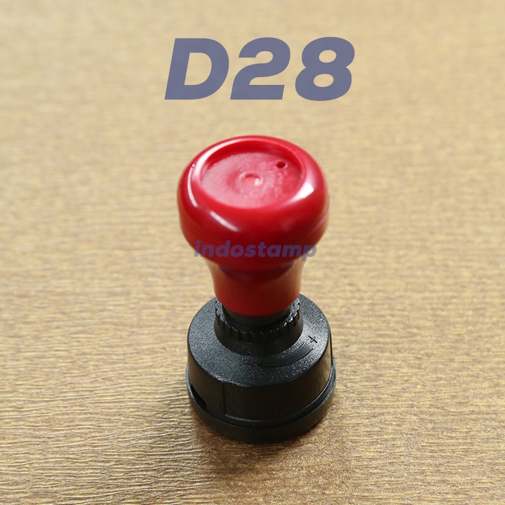 

gagang stempel D28 flash stamp bulat diameter 28mm original indostamp