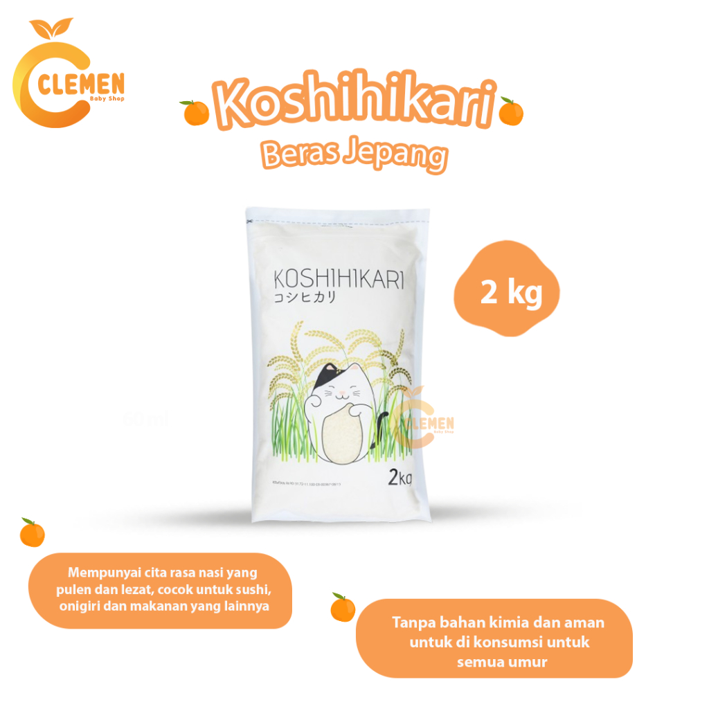 

Koshihikari Beras Jepang 2Kg