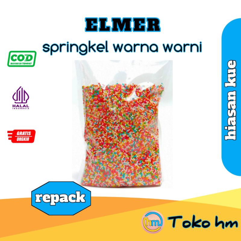 

Sprinkle / Manik-Manik kue / Hiasan kue / elmer