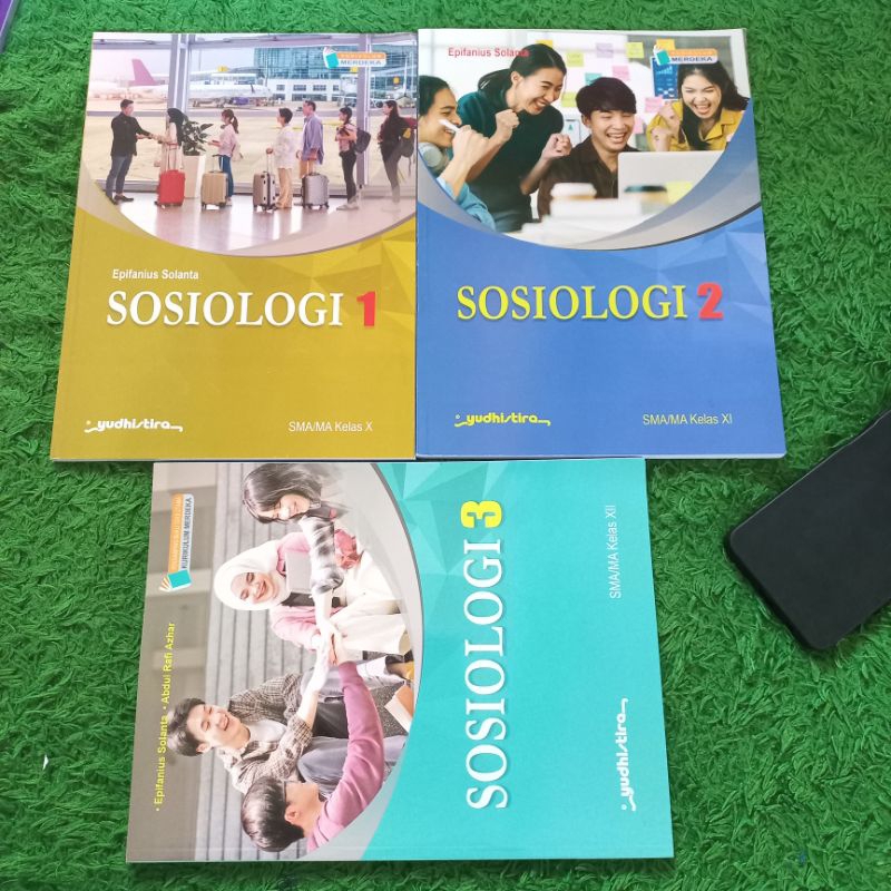 ORIGINAL BUKU SOSIOLOGI KELAS 10 11 12 SMA/MA KURIKULUM MERDEKA YUDISTIRA