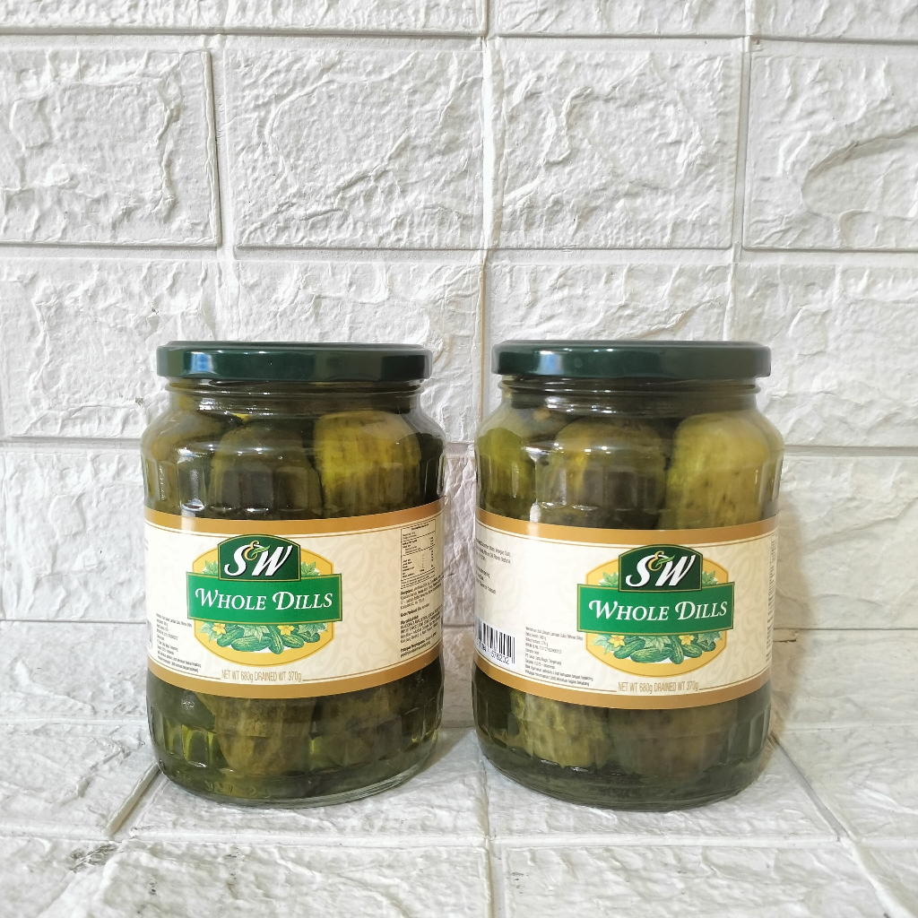 

SW S&W Whole Dills Pickles 680gr Free Bubble Wrap dan Dus Tebal
