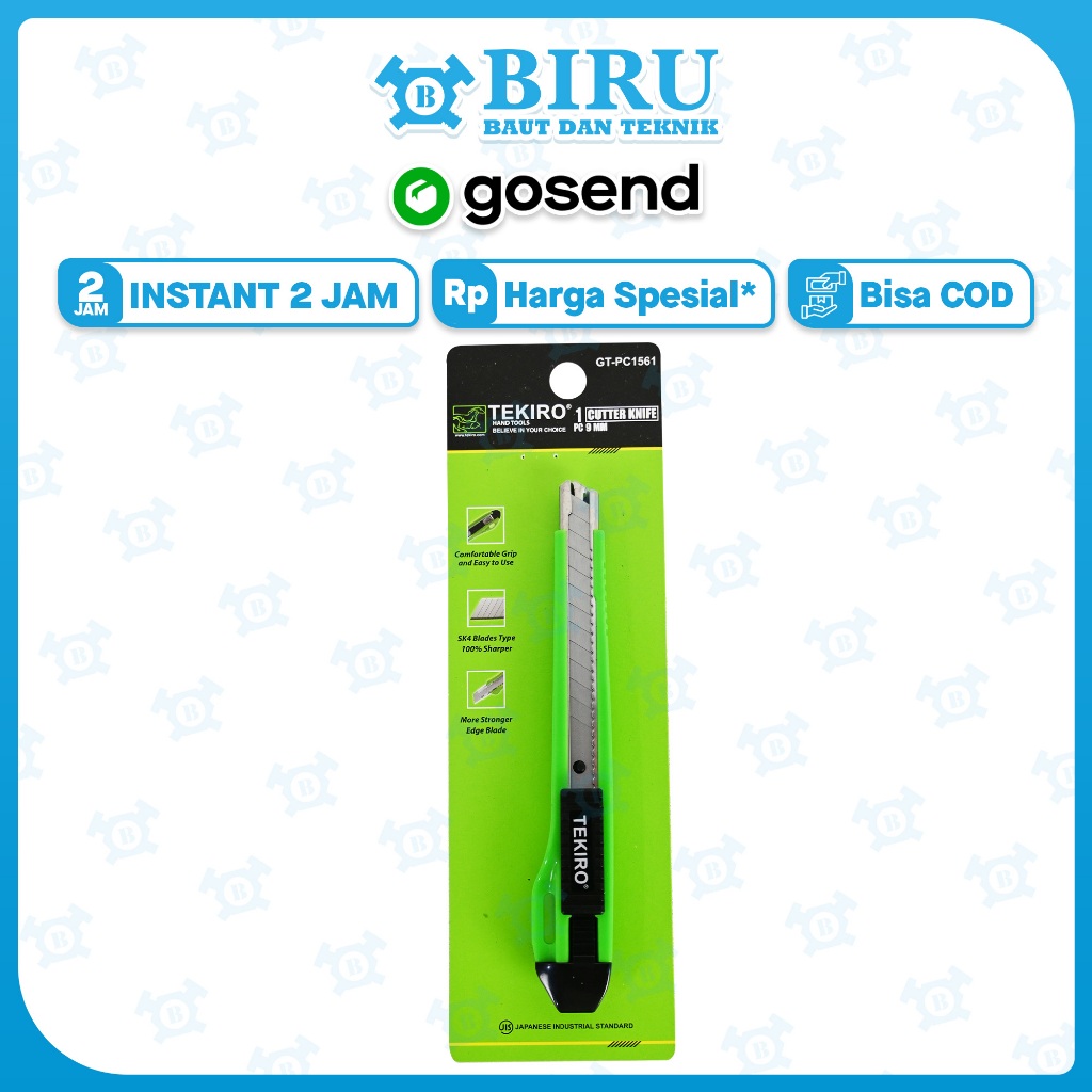 

TEKIRO Pisau Cutter 9mm