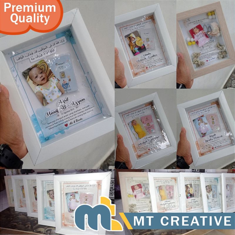 KADO BINGKAI 3D POP UP Include Lampu dan Foto