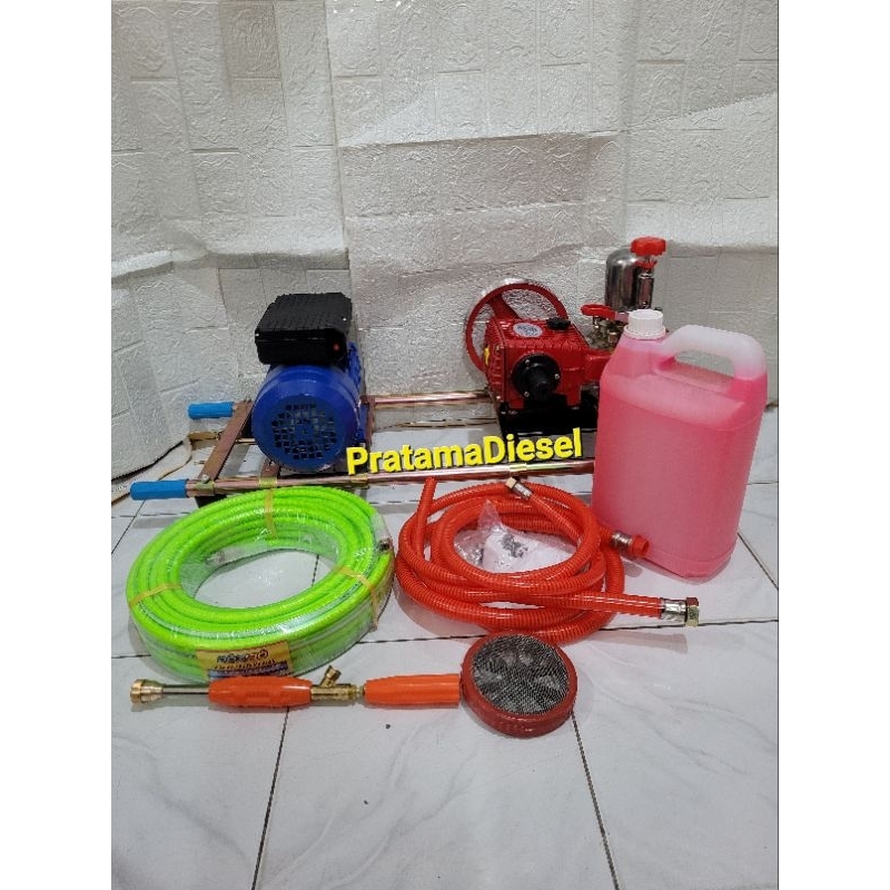 Steam Dinamo Elektromotor Cuci Motor Mobil Komplit  Snow Foam