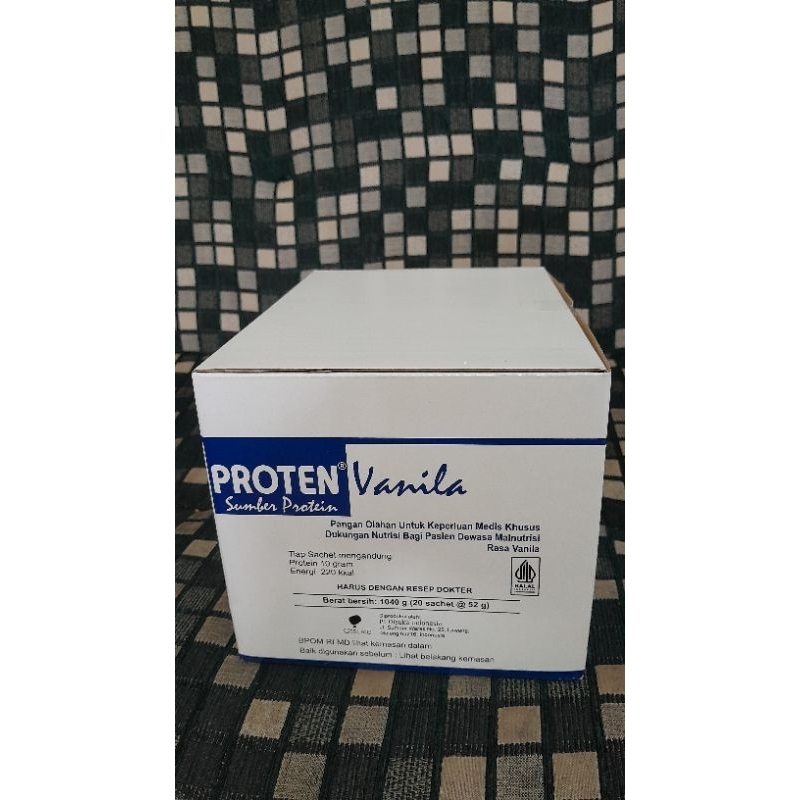 

SUSU PROTEN VANILA 1 BOX 21 SACHET