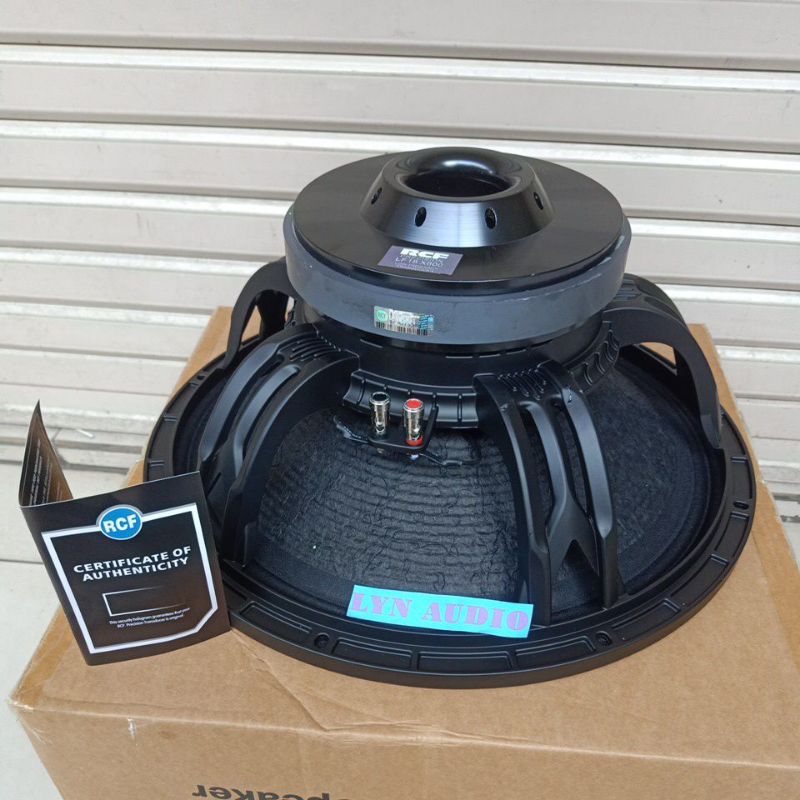 SPEAKER SUBWOOFER RCF 18x600 MAGNET CEMBUNG DAUN COATING VC 4 INCH LF18X600