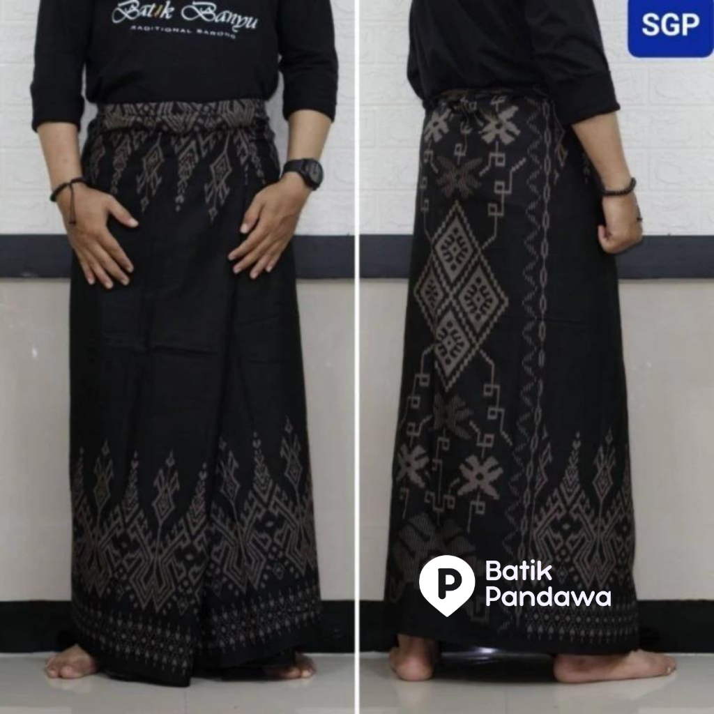 SARUNG SASKARA ANJANI - SARUNG BATIK PRIA DEWASA KATUN PREMIUM MOTIF TERBARU SASKARA ANJANI TERLARIS