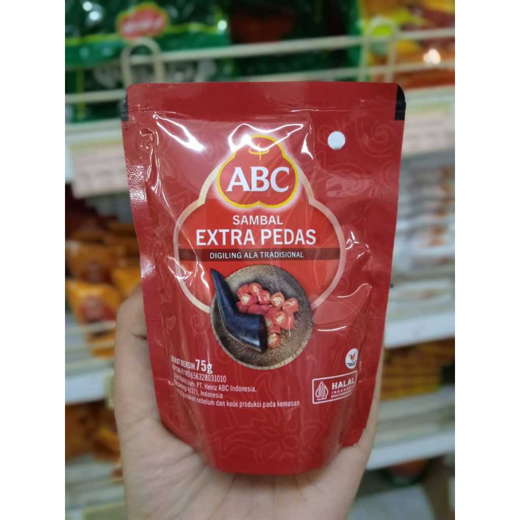 

Sambal ABC Extra Pedas 75gram Pouch