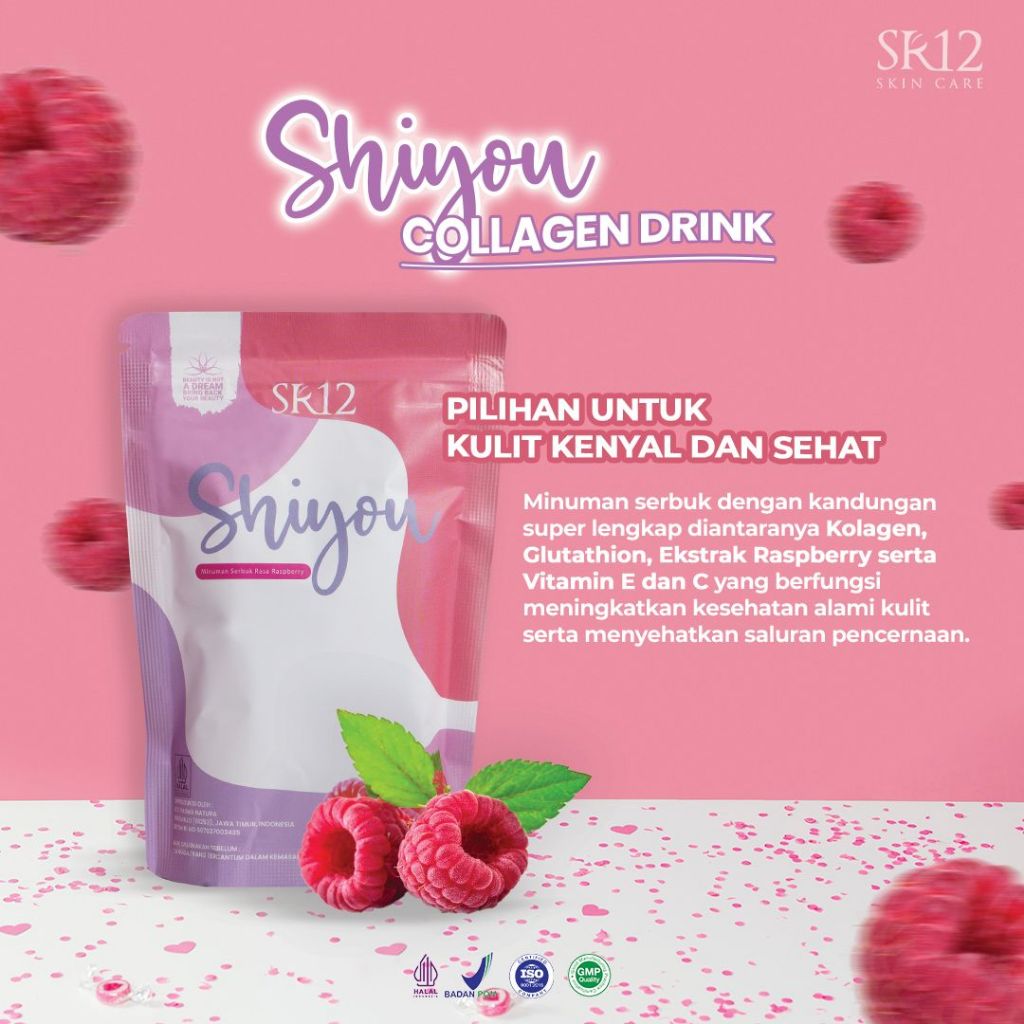 

SR12 Shiyou Collagen Drink Minuman Serbuk Rasa Raspberry Skin Care Drink Efektif Menjaga Kesehatan Kulit